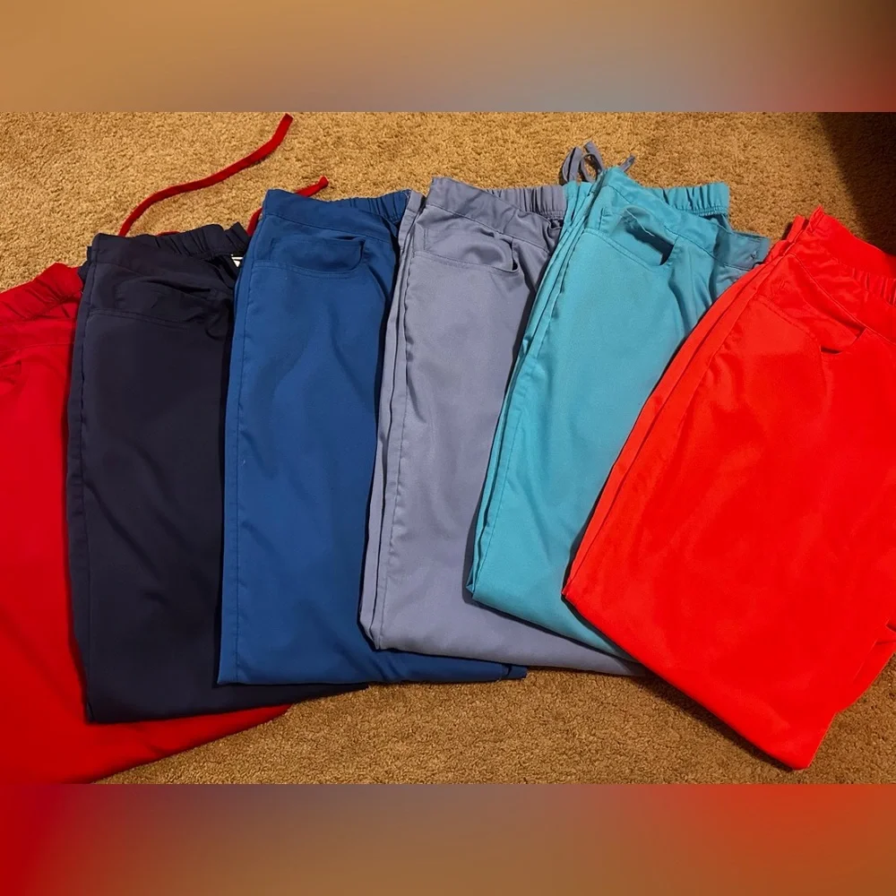 Grey’s Anatomy Flare Scrub Pants XL Tall - Picture 2 of 8